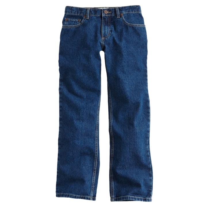 Boys 8-20 Urban Pipeline&reg; Classic Relaxed Straight Jeans, Size: 12 Slim, Dark Blue