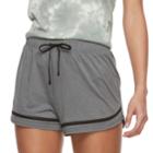 Juniors' So&reg; Inset Mesh Running Shorts, Teens, Size: Large, Oxford