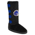 Women's Boise State Broncos Button Boots, Size: Large, Black