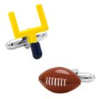 Football & Goal Post Cuff Links, Men's, Multicolor