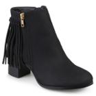 Journee Collection Viv Women's Ankle Boots, Girl's, Size: Medium (11), Black