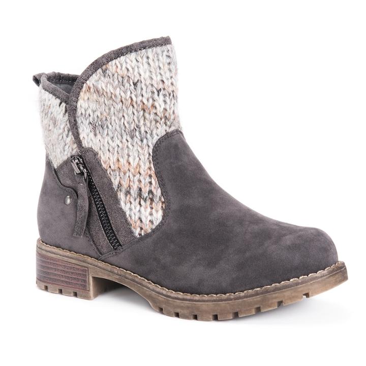 Muk Luks Gerri Women's Winter Boots, Size: 6, Grey