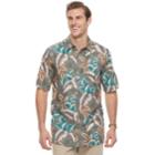 Big & Tall Batik Bay Classic-fit Tropical Button-down Shirt, Men's, Size: Xl Tall, Green