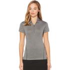 Women's Grand Slam Golf Performance Short Sleeve Polo, Size: Large, Grey Other