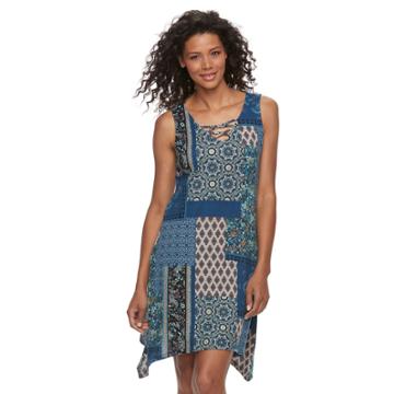 Women's Kate And Sam Lattice Dress, Size: Xl, Blue Other