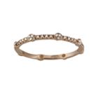 10k Rose Gold 1/6-ct. T.w. Diamond Eternity Stack Ring, Women's, Size: 7, White