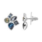 Simply Vera Vera Wang Cluster Stud Earrings With Swarovski Crystals, Women's