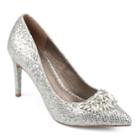 Journee Collection Albie Women's High Heels, Size: Medium (6), Silver
