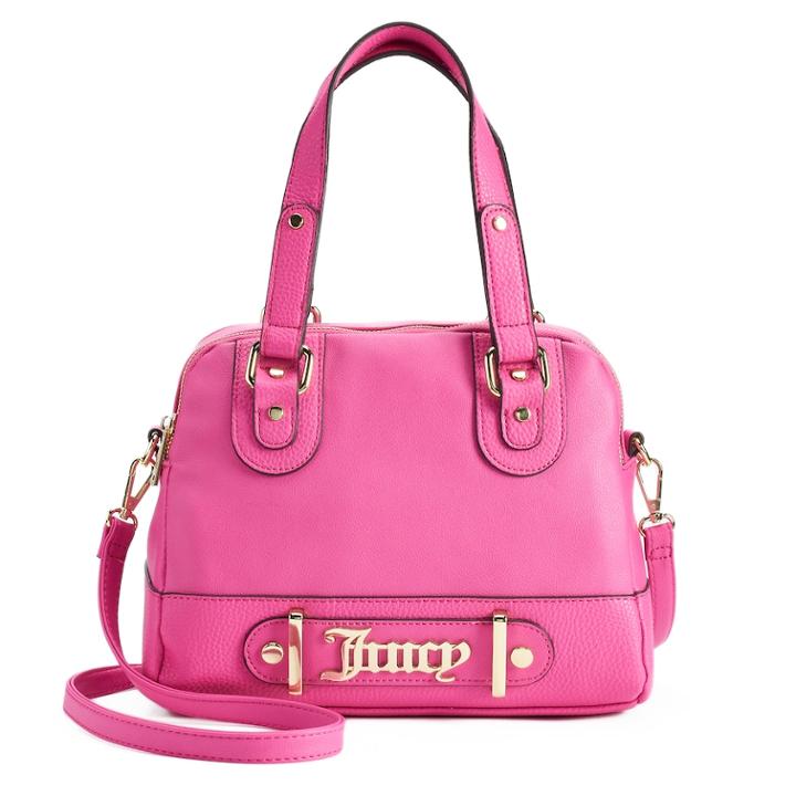 Juicy Couture Loudspeaker Satchel, Women's, Med Pink