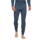 Men's Croft & Barrow&reg; Solid Thermal Pants, Size: Large, Blue (navy)
