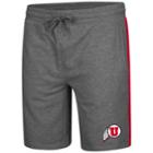 Men's Colosseum Utah Utes Sledge Ii Terry Shorts, Size: Xxl, Med Grey