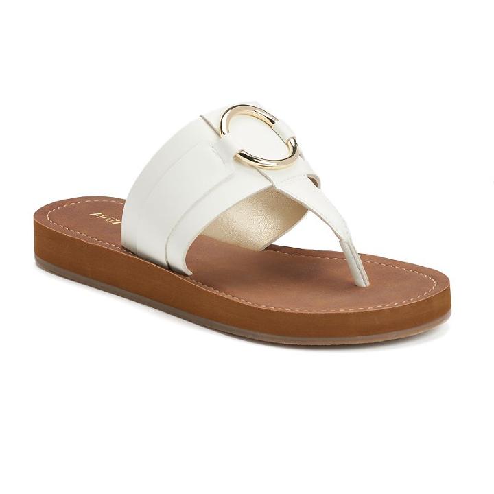 Apt. 9&reg; Joyful Women's Platform Sandals, Size: 8, White