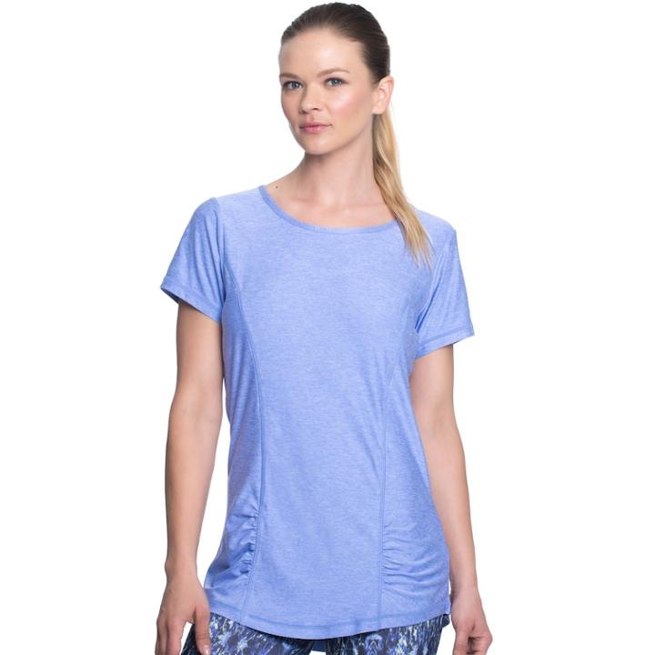 Women's Gaiam Energy Yoga Tee, Size: Medium, White Oth