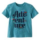 Toddler Boy Jumping Beans&reg; Puffed Adv-ent-ure Makes Me Happy Graphic Tee, Size: 2t, Turquoise/blue (turq/aqua)