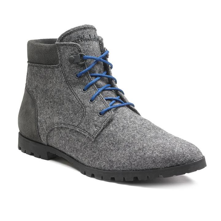 Woolrich Beebe Men's Lace-up Ankle Boots, Size: Medium (9), Med Grey