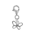 Personal Charm Sterling Silver Butterfly Charm, Women's, Grey