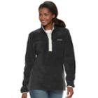 Women's Columbia Three Lakes Fleece Pullover Jacket, Size: Large, Grey (charcoal)
