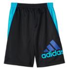 Boys 4-7x Adidas Color-blocked Logo Athletic Shorts, Boy's, Size: 6, Black