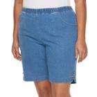 Plus Size Croft & Barrow&reg; Pull-on Shorts, Women's, Size: 3xl, Med Blue