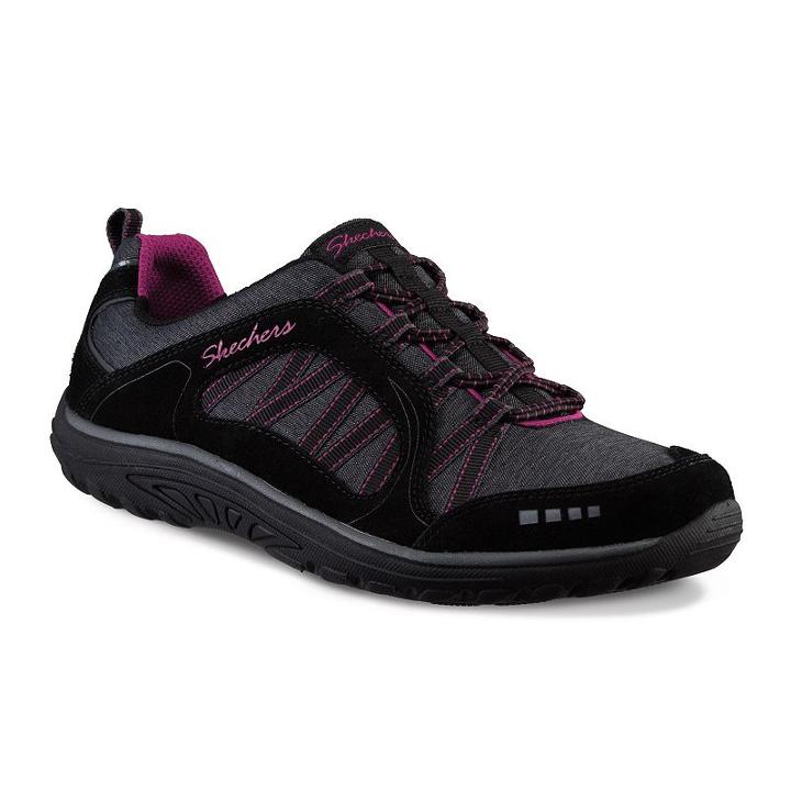 Skechers Relaxed Fit Reggae Fest Escondido Women's Walking Shoes, Size: 7, Grey (charcoal)
