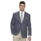 Men's Chaps Patterned Classic-fit Sport Coat, Size: 46 Long, Blue