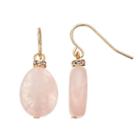 Chaps Stone Nickel Free Drop Earrings, Women's, Light Pink