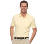 Men's Croft & Barrow&reg; Tailored-fit Easy-care Interlock Polo, Size: Xxl, Med Yellow