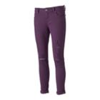 Juniors' Tinseltown Ripped Twill Ankle Pants, Girl's, Size: 5, Drk Purple