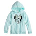 Disney's Minnie Mouse Girls 4-12 Embroidered Graphic Plush Hoodie By Jumping Beans&reg;, Size: 10, Light Blue