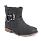 Muk Luks Hayden Women's Water-resistant Ankle Boots, Size: 6, Black