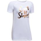 Girls 7-16 Under Armour Can't Be Stopped Foiled Graphic Tee, Size: Small, White