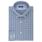 Men's Izod Slim-fit Button-down Collar Wrinkle-free Dress Shirt, Size: 16-34/35, Med Green