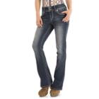 Juniors' Wallflower Faded Luscious Curvy Bootcut Jeans, Teens, Size: 17, Lt Yellow