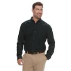 Men's Croft & Barrow&reg; Slim-fit Flannel Button-down Shirt, Size: Large, Dark Green