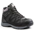 Dickies Fury Exo-lite Men's Mid-top Steel-toe Work Shoes, Size: Medium (8), Black