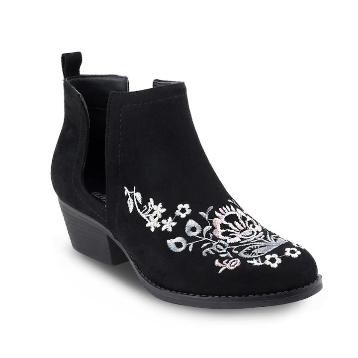 Olivia Miller Rosedale Women's Ankle Boots, Size: 7.5, Black