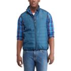 Men's Chaps Regular-fit Packable Quilted Vest, Size: Medium, Turquoise/blue (turq/aqua)