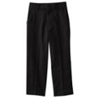 Boys 4-7x Chaps Charcoal Dress Pants, Size: 4 Slim, Black