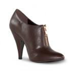 Olivia Miller Vesey Women's Zip-front High Heels, Girl's, Size: 10, Brown