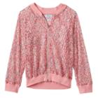 Disney D-signed Beauty And The Beast Girls 7-16 Floral Mesh Bomber Jacket, Girl's, Size: Xs, Ovrfl Oth