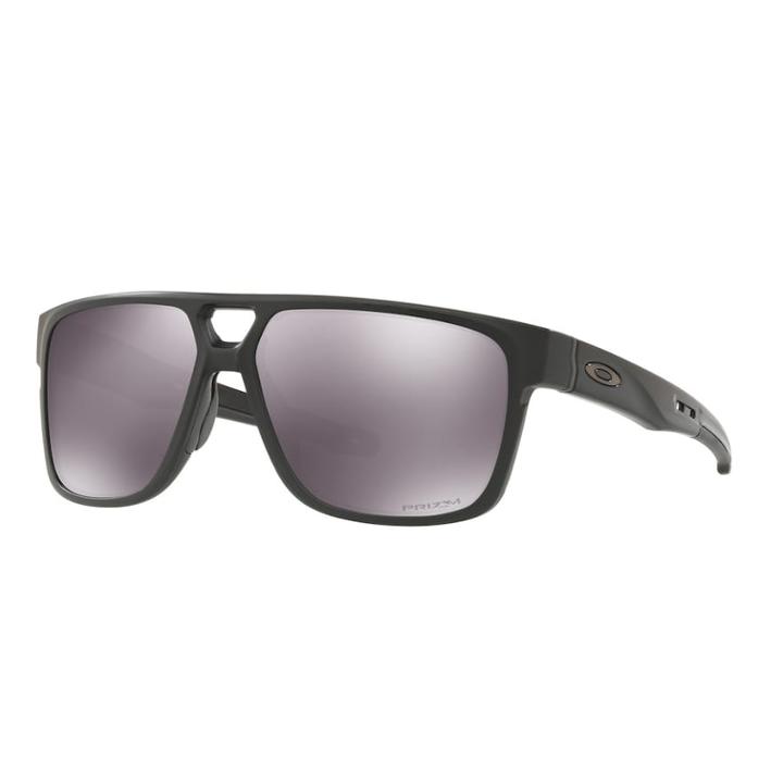 Oakley Crossrange Patch Oo9382 60mm Rectangle Prizm Black Mirrored Sunglasses, Adult Unisex