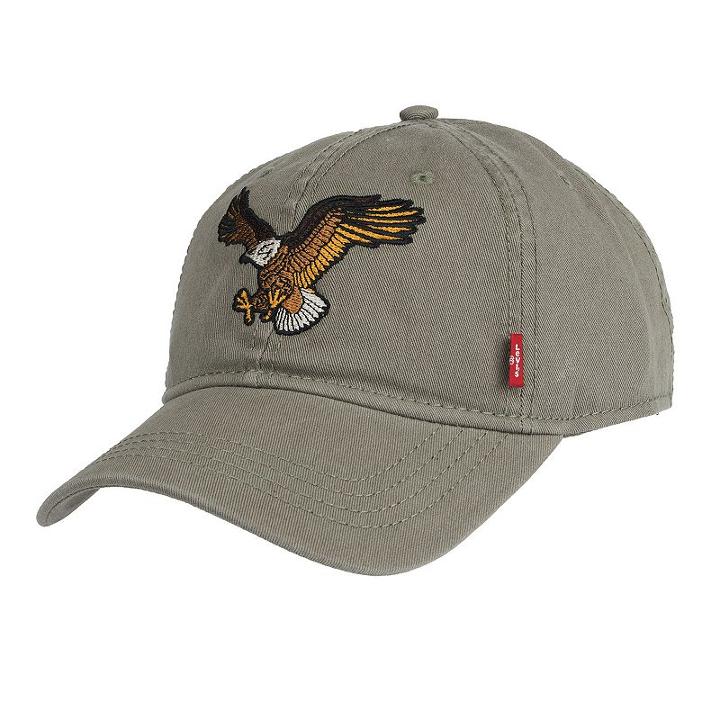 Men's Levi's Eagle Twill Baseball Cap, Med Green