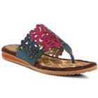 L'artiste By Spring Step Heaven Women's Sandals, Size: 39, Turquoise/blue (turq/aqua)