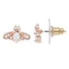 Lc Lauren Conrad Bee Nickel Free Button Stud Earrings, Women's, Pink