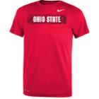Boys 8-20 Nike Ohio State Buckeyes Legend Sideline Tee, Size: M 10-12, Red