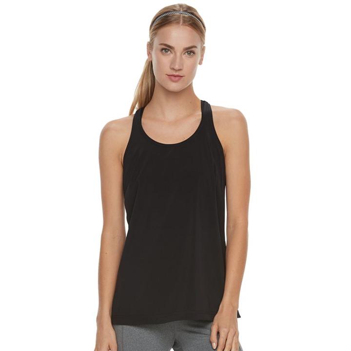 Women's Tek Gear&reg; Performance Strappy Racerback Tank, Size: Xs, Black