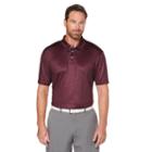Men's Grand Slam Slim-fit Motionflow 360 Performance Golf Polo, Size: Large, Red Overfl