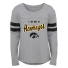 Girls 7-16 Iowa Hawkeyes Field Armour Tee, Size: Medium, Grey