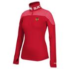 Women's Reebok Chicago Blackhawks Performance Quarter-zip Top, Size: Xxl, Red