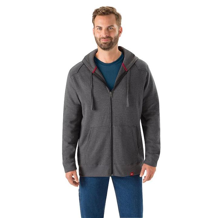 Men's Red Kap Workwear Hoodie, Size: Large, Grey